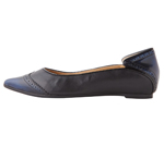 POINTED TOE / BLUE & BLACK