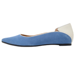POINTED TOE BLUE & WHITE