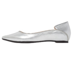POINTED TOE / SILVER