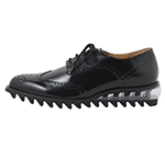 WING TIP SHOES / BLACK